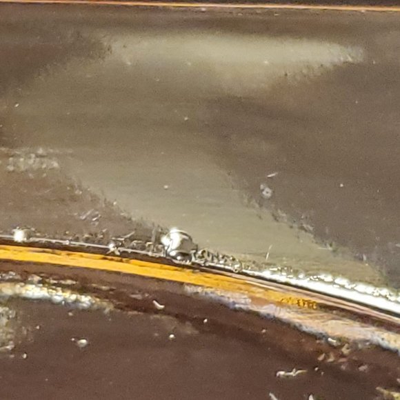 Clear Glass Square Octagon Ashtray - Picture 5 of 5